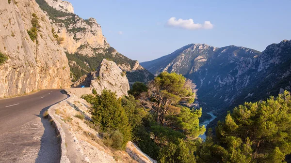 Gorge Verdon Mountain Road Provence France — Stockfoto