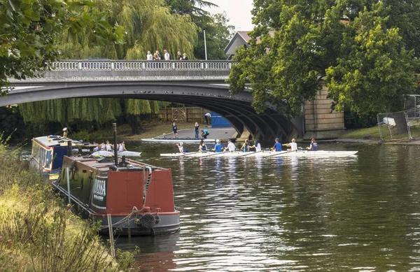 Cambridge Verenigd Koninkrijk Sep 2021 Een Schot Van Roeiers Oefenen — Stockfoto