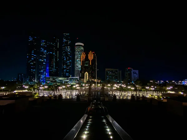 Абу Аби Арабский Эмиратес Сентября 2021 Года Вид Небо Абу — стоковое фото