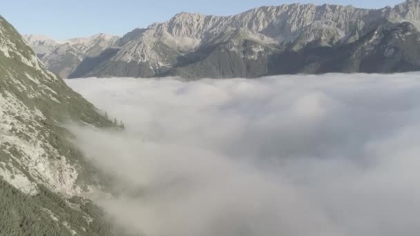 Захватывающий Вид Красивые Горы — стоковое видео