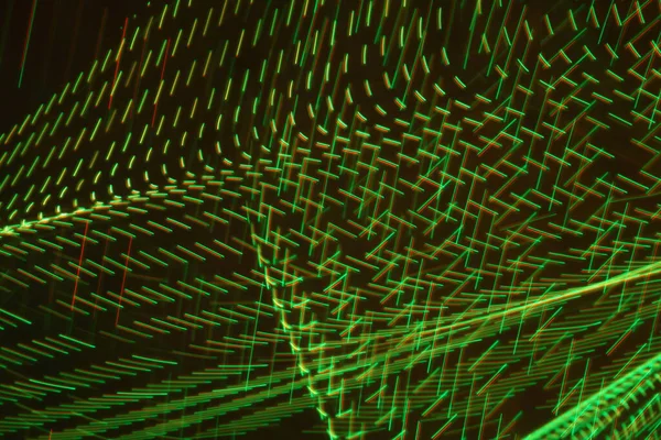 Ein Abstraktes Sich Bewegendes Grünes Neonlicht Für Techno Tapeten Oder — Stockfoto