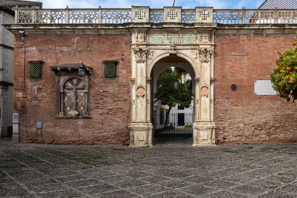 Der Eingang Der Casa Pilatos Sevilla Spanien — Stockfoto