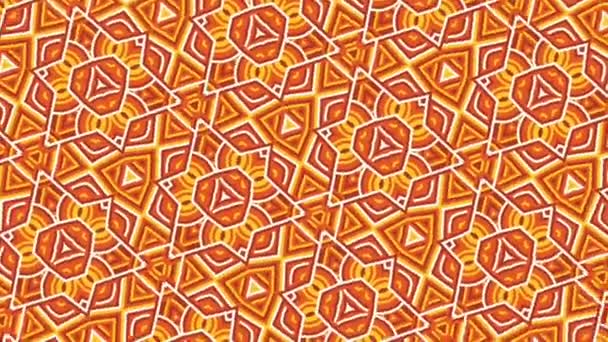 Rendering Futuristic Kaleidoscopic Patterns Background — Stockvideo
