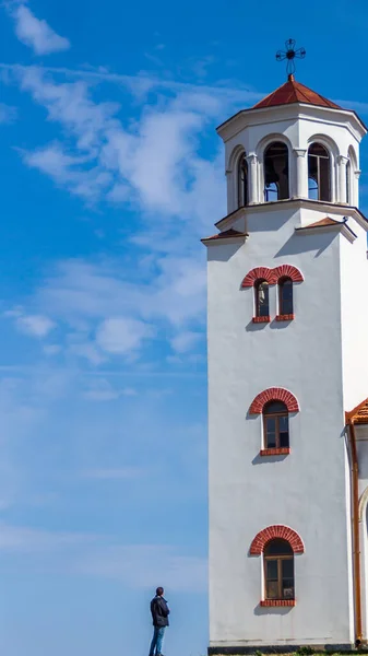 ブルガリアのクリシュスキ修道院の垂直ショット — ストック写真