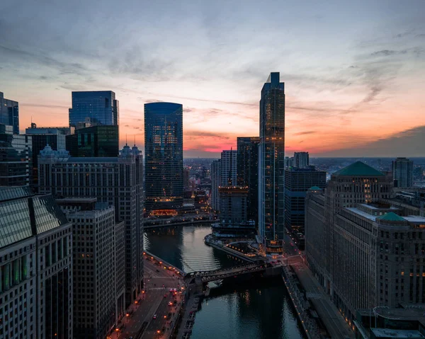 Vacker Bild Staden Chicago Illinois Usa — Stockfoto