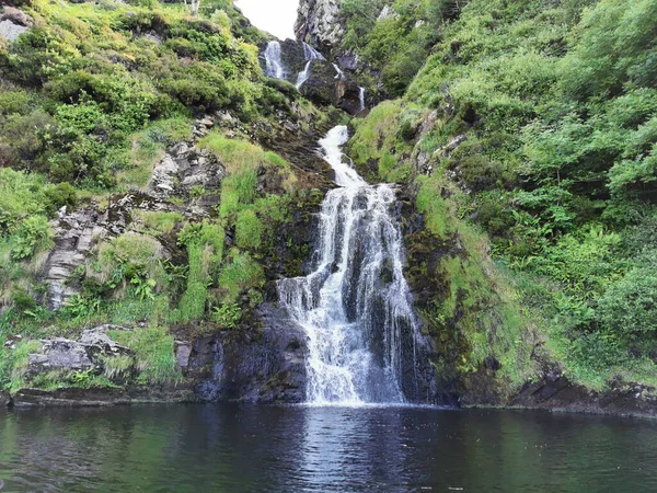 Bela Cachoeira Assaranca Meentashask Irlanda — Fotografia de Stock