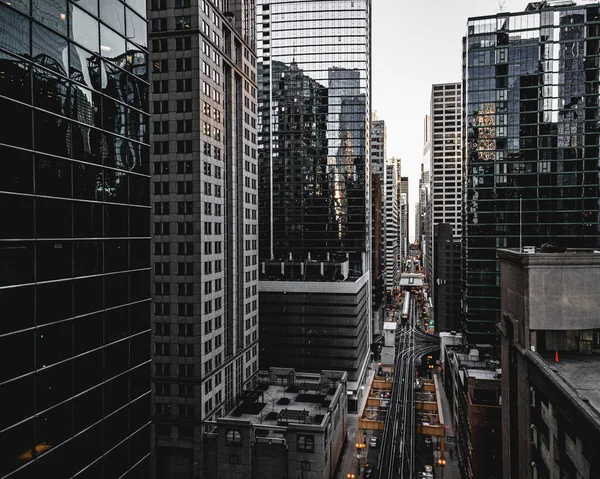 Una Hermosa Foto Ciudad Chicago Illinois Los —  Fotos de Stock