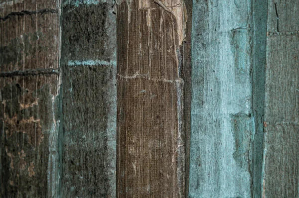 Ein Hölzerner Texturhintergrund Und Vertikale Alte Holzstämme — Stockfoto