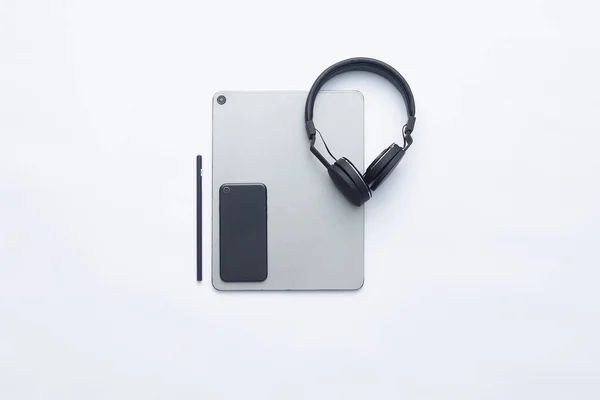 Different Gadgets White Background — Stock Photo, Image