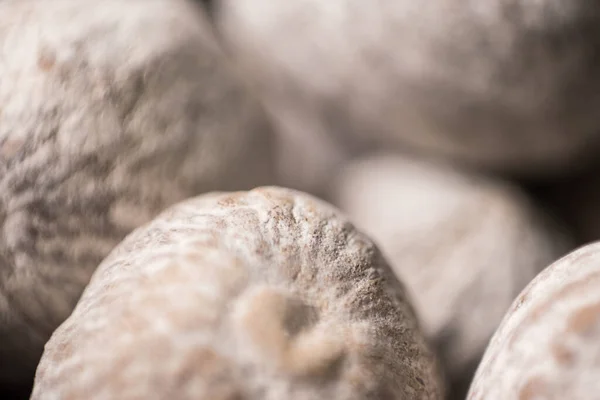 Macro Shot Dried Muscat Nutmegs — Stock Photo, Image