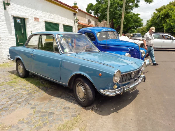 Lomas Zamora Buenos Aires Argentina Dec 2021 Sportig Ljusblå Fiat — Stockfoto