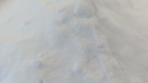 Abstract Background White Snow Texture — стоковое видео