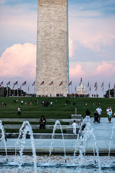 Vertical Shot Washington Monument Washington United States — Stock Photo, Image