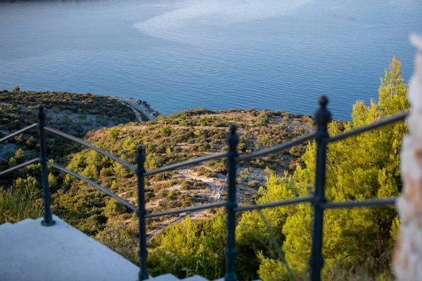 View Sea Taken Lady Loreto Primosten Dalmatia Croatia — 图库照片