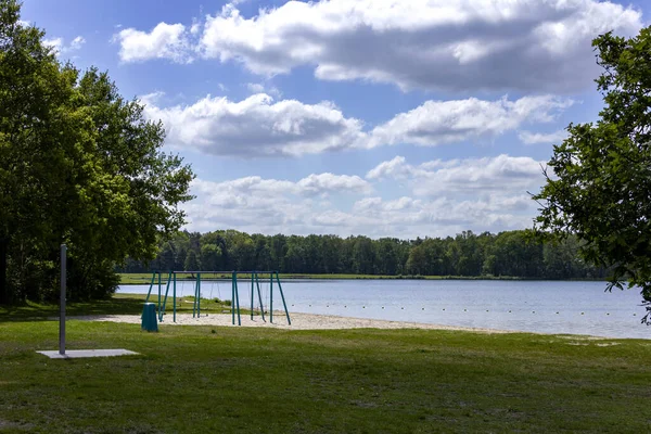 Playground Coast Lake Bussloo Netherlands — Stockfoto