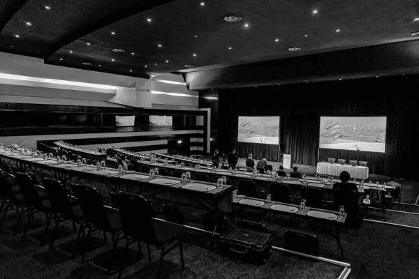 Йоханнесбург Юар Октября 2021 Года Пустой Зал Конференции Медицинских Работников — стоковое фото