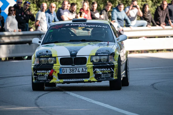 Barcelona España 2021 Rally Montaña Sant Feliu Codines Bmw E36 —  Fotos de Stock