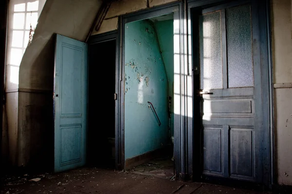 Interior Una Antigua Casa Abandonada — Foto de Stock