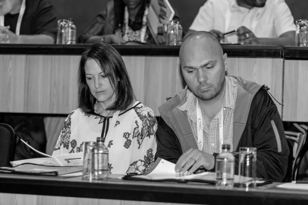 Johannesburg Νοτια Αφρικη Οκτωβρίου 2021 Σύνεδροι Στο Συνέδριο Των Εργαζομένων — Φωτογραφία Αρχείου