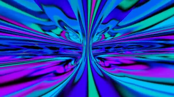 Абстрактный Гипнотический Фон Движении — стоковое видео
