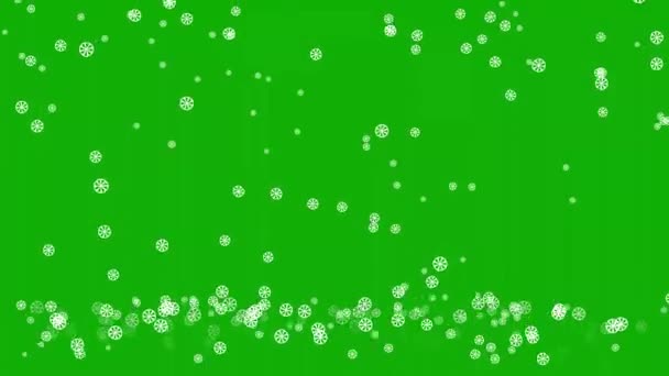 Groene Abstracte Achtergrond Met Bokeh Effect — Stockvideo