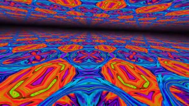 Abstraktní Hypnotické Pozadí Pohybu — Stock video
