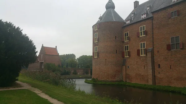 Ammerzoden Netherlands September 2020 Ammersoyen Castle Designed Defensive Fortress 1350 — Foto Stock