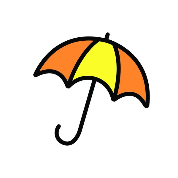 Icône Parapluie Illustration Vectorielle — Image vectorielle