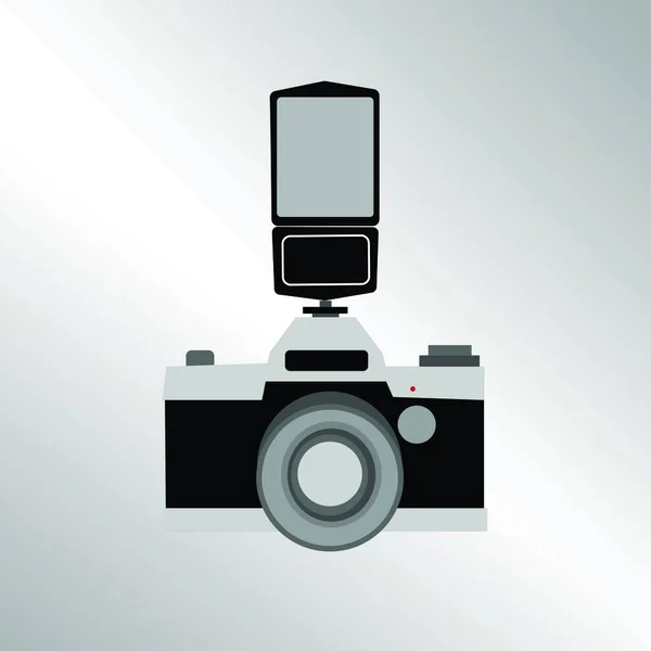 Camera Icon Flat Illustration Video Player Vector Icons Web — Stock Vector