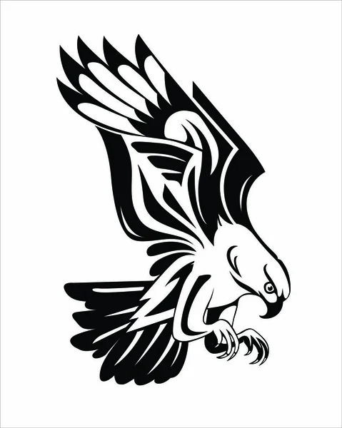 Eagle Bird Logo Design Vector — Διανυσματικό Αρχείο