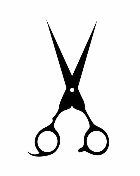 Scissors Icon Flat Illustration Hairdresser Vector Symbol Web Design — Stock Vector