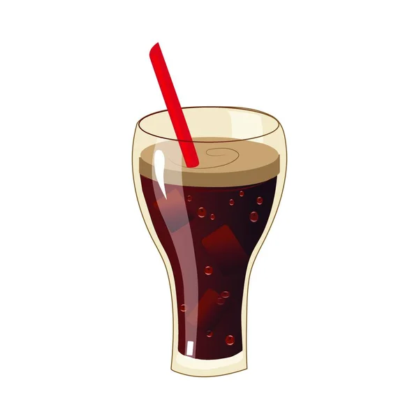 Vektorillustration Eines Bierglases — Stockvektor