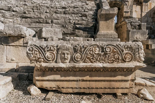 Forntida Ruiner Staden Efesus Kalkon — Stockfoto