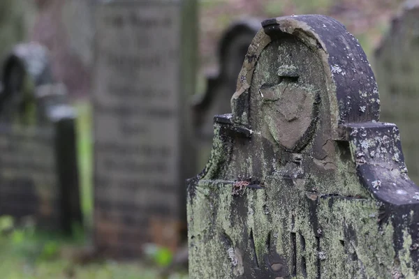 Halifax Canadá 2021 Una Lápida Cementerio Antigua Cementerio Del Centro —  Fotos de Stock