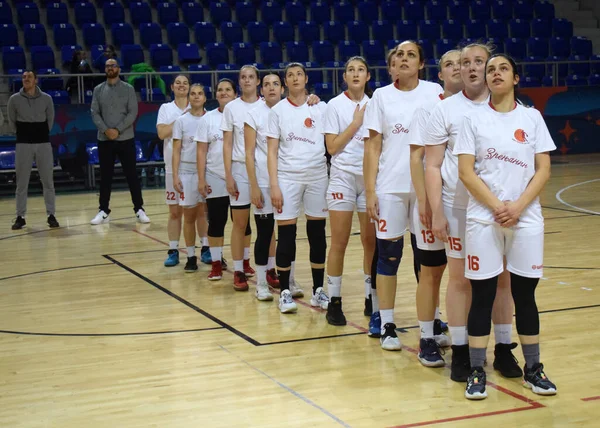 Women Basketball Club Proleter 023 Zrenjanin Serbia December 2021 Zrenjanin — Fotografia de Stock