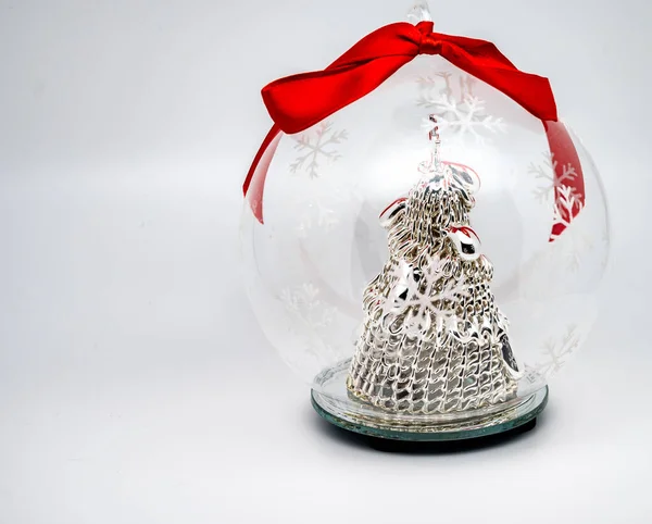 赤いボールでクリスマスの装飾 — ストック写真