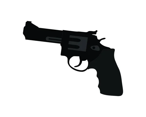 Значок Револьвера Векторні Ілюстрації — стоковий вектор