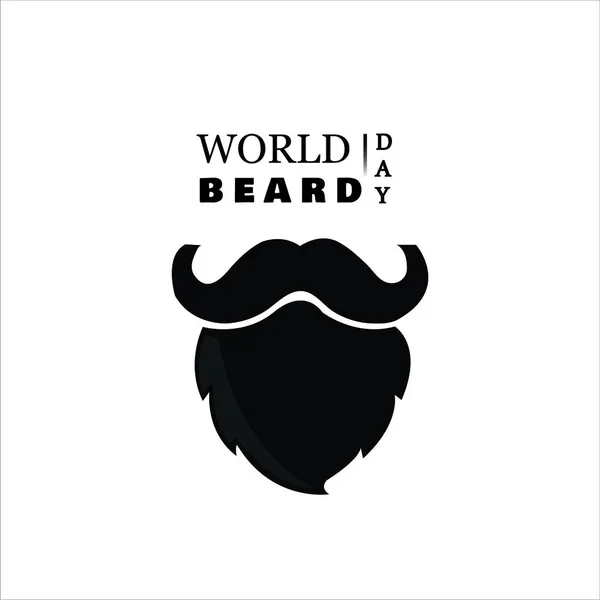 Hipster Mustache Beard Vector Illustration — Stockvektor