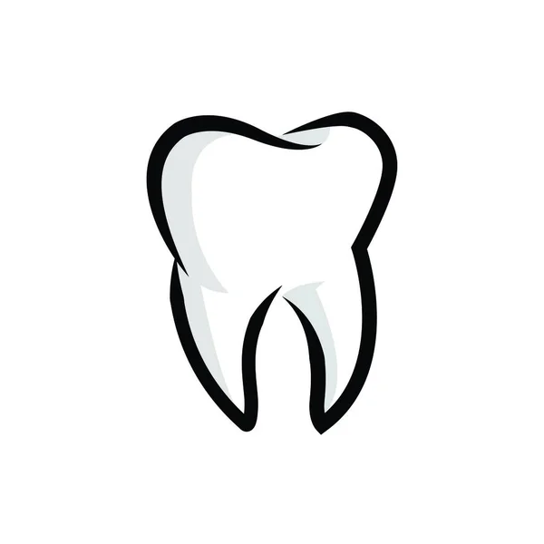 Tooth Icon Vector Illustration — Stock Vector