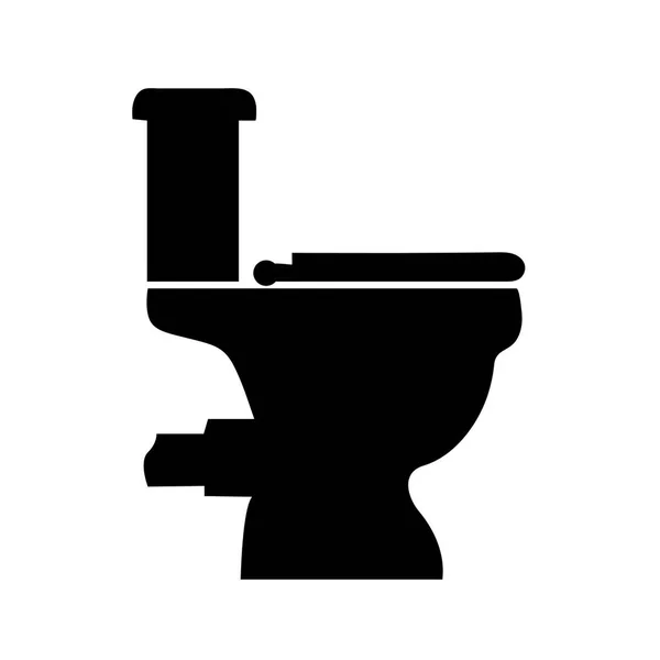 Ikona Záchodové Mísy Vektor Ilustrace Grafický Design — Stockový vektor