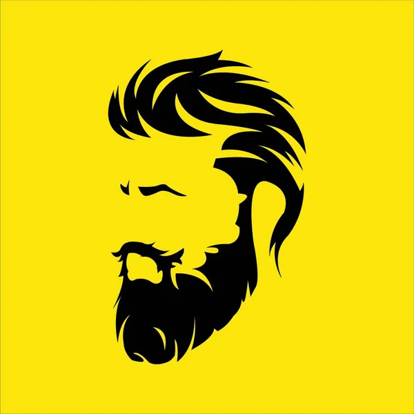 Векторна Ілюстрація Чоловіка Бородою — стоковий вектор