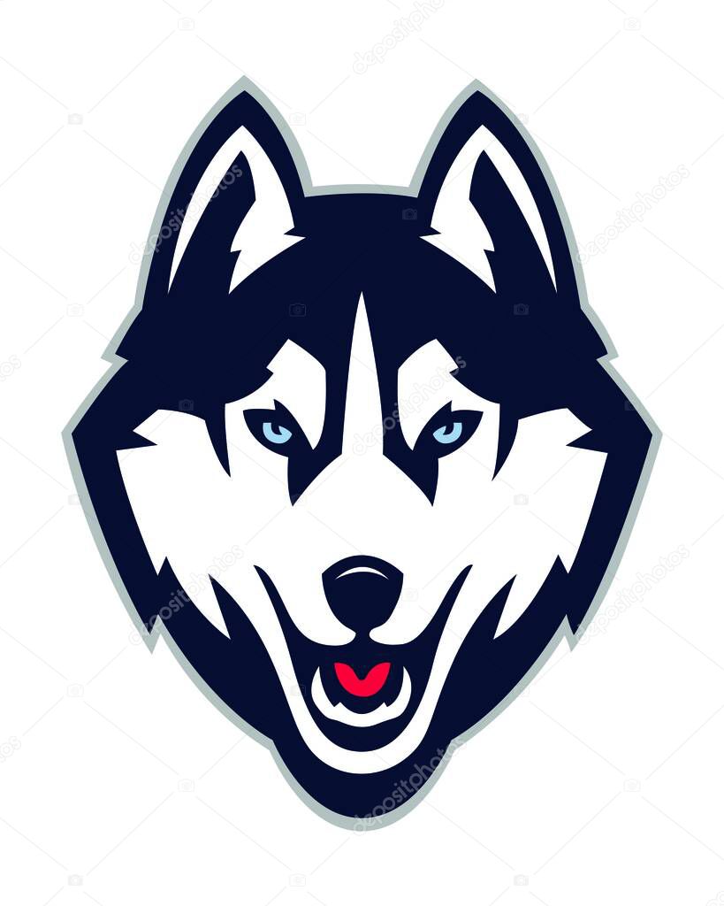 Wolf head logo. vector illustration