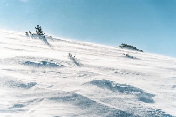 Hermoso Paisaje Montaña Con Montañas Cubiertas Nieve — Foto de Stock
