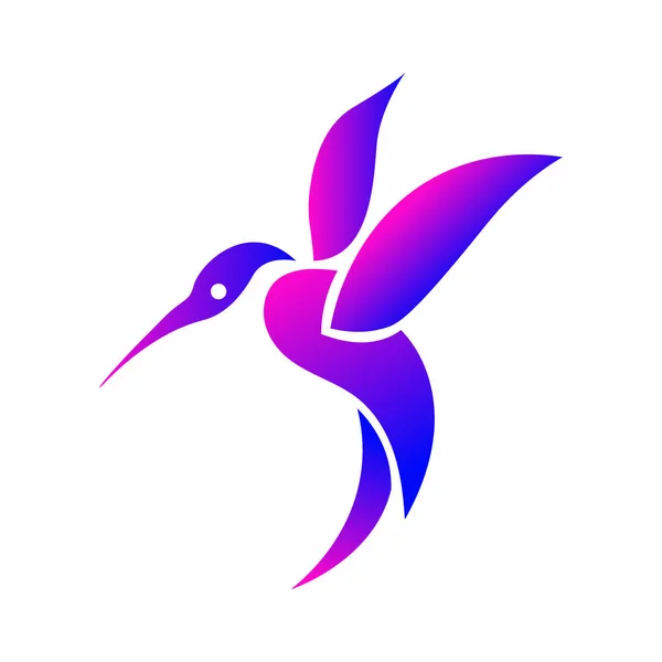 Pájaro Logo Diseño Vector Plantilla — Archivo Imágenes Vectoriales