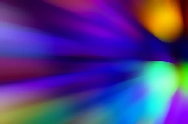 Een Patroon Van Wazig Kleurrijke Stralen Van Licht — Stockfoto