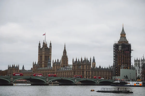 London September 2017 Die Parlamentsbrücke Und Die Themse Der Stadt — Stockfoto