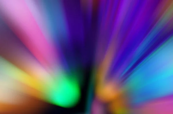 多色の輝くライトのぼやけたパターン — ストック写真