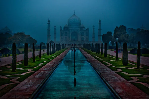 Taj Fabal Agra India — стоковое фото