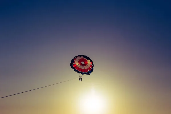 Parapente Volant Dans Ciel — Photo