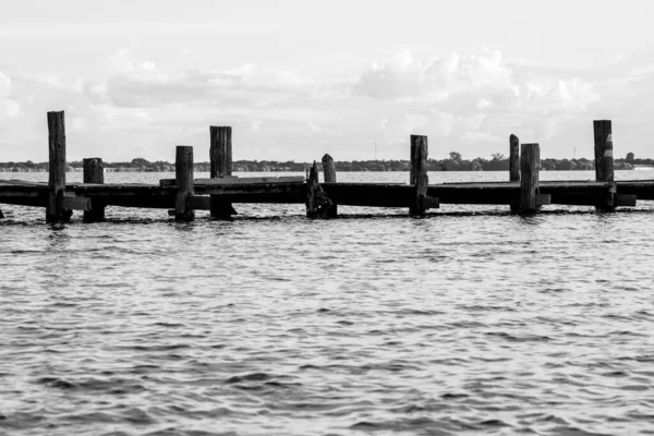 Pier Het Strand — Stockfoto